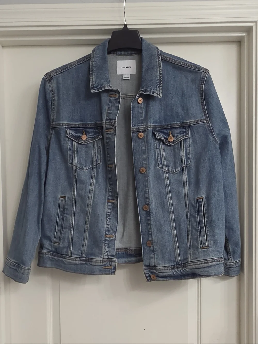 Old Navy Medium Wash Blue Denim Jacket - Picture 1 of 3